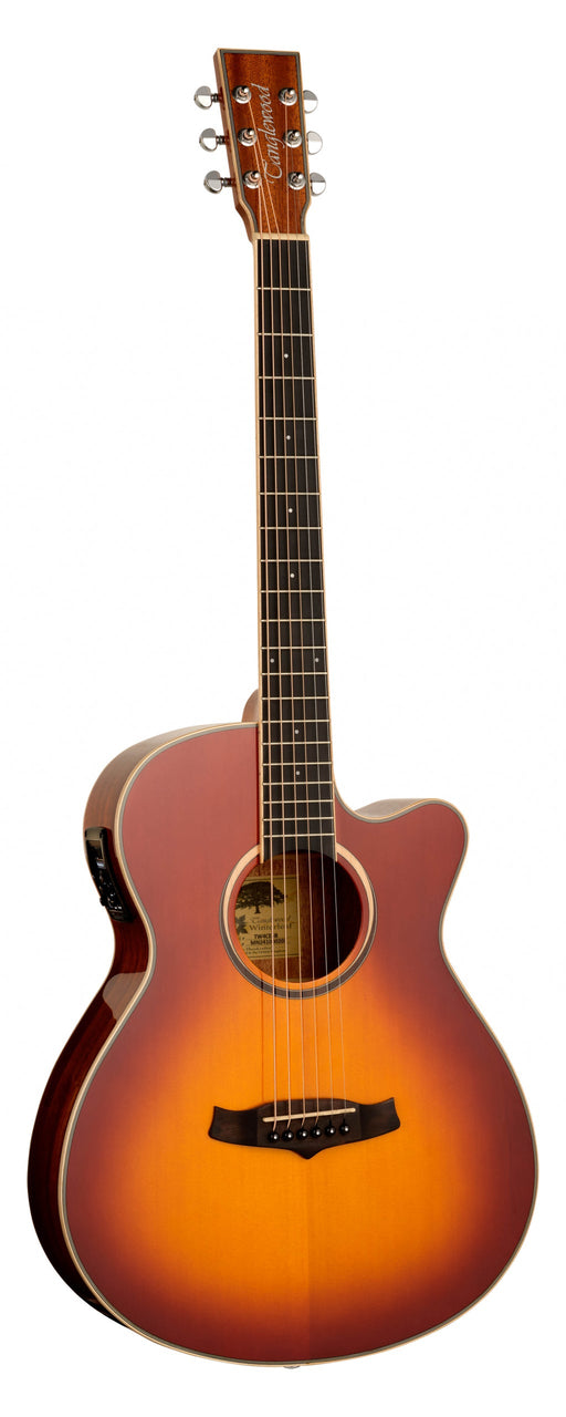 Tanglewood TW4CESB Winterleaf Super Folk Electro Acoustic, Sunburst Gloss - Fair Deal Music