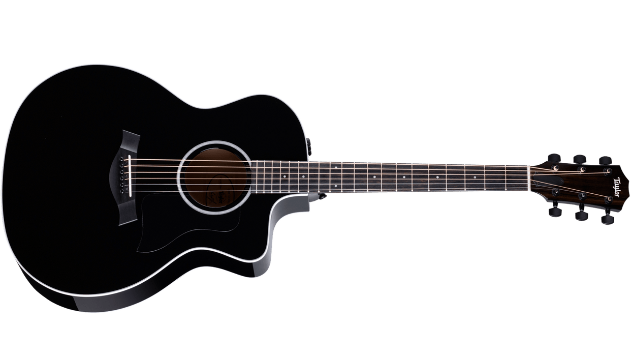Taylor 214CE-BLK Grand Auditorium - Fair Deal Music