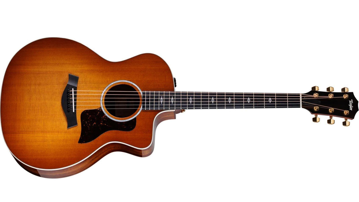 Taylor 214ce-K DLX, Koa/Spruce, Special Edition Electro Acoustic Guitar, Honey Sunburst Top - Fair Deal Music