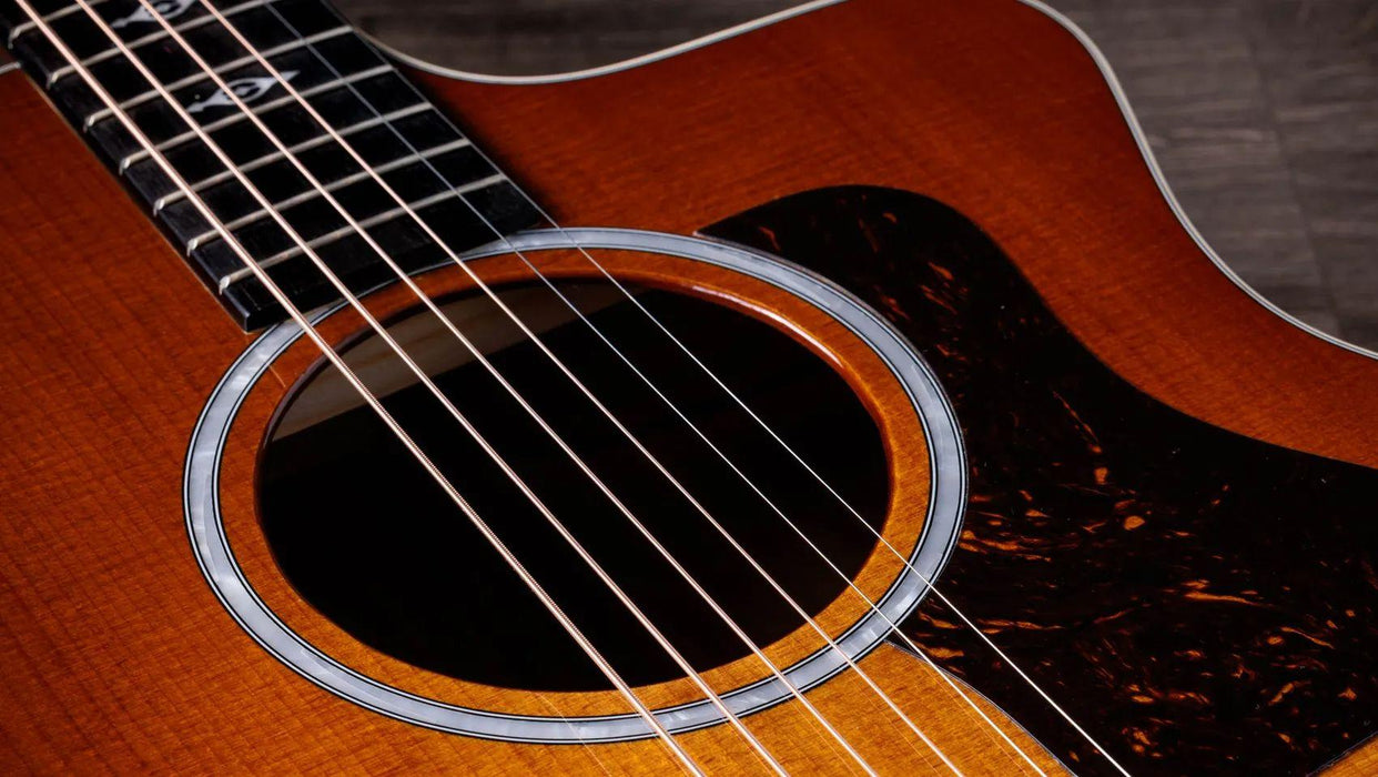 Taylor 214ce-K DLX, Koa/Spruce, Special Edition Electro Acoustic Guitar, Honey Sunburst Top - Fair Deal Music