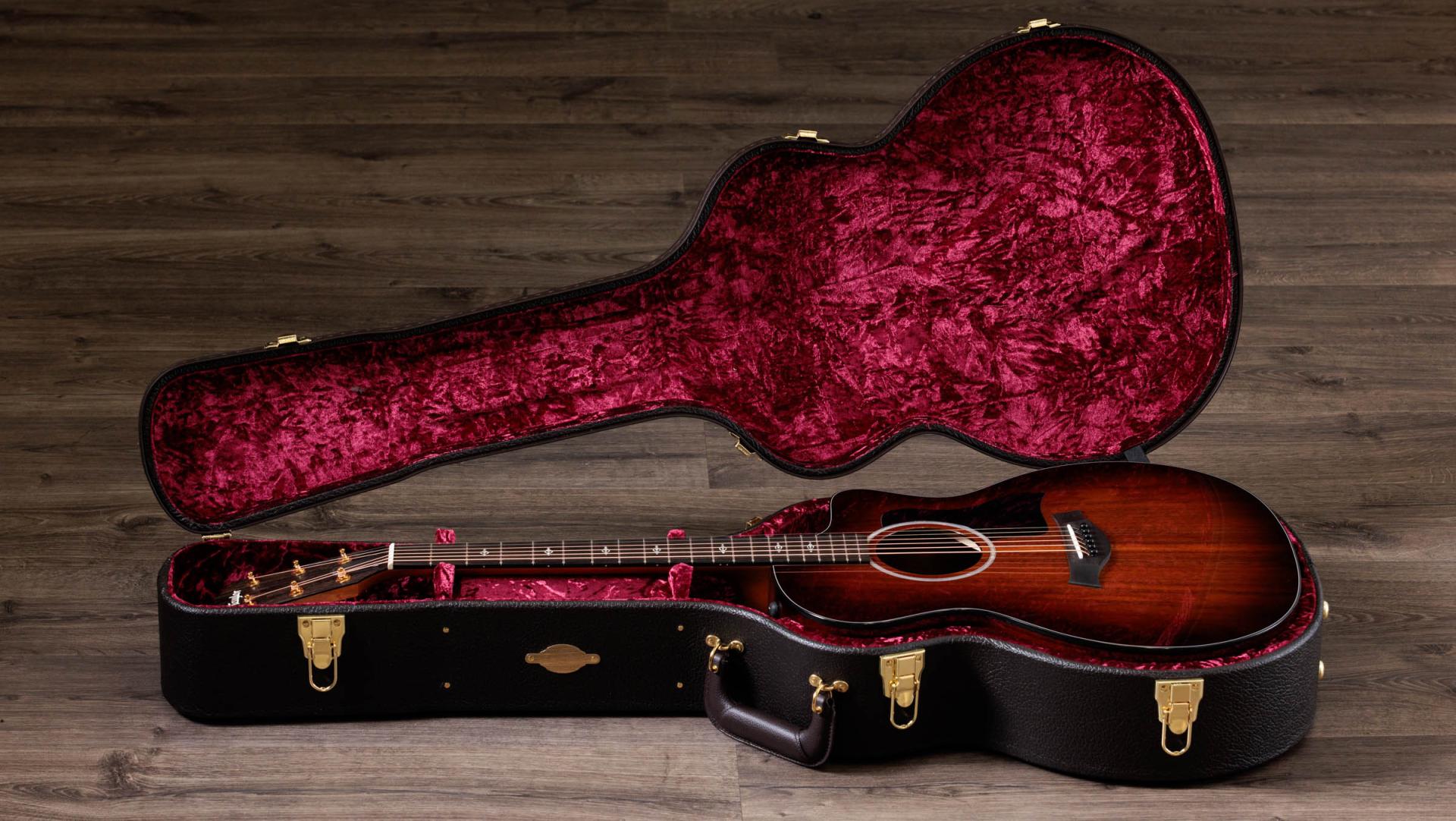 Taylor 224CE-K DLX Grand Auditorium Electro Acoustic Guitar, Koa - Fair Deal Music