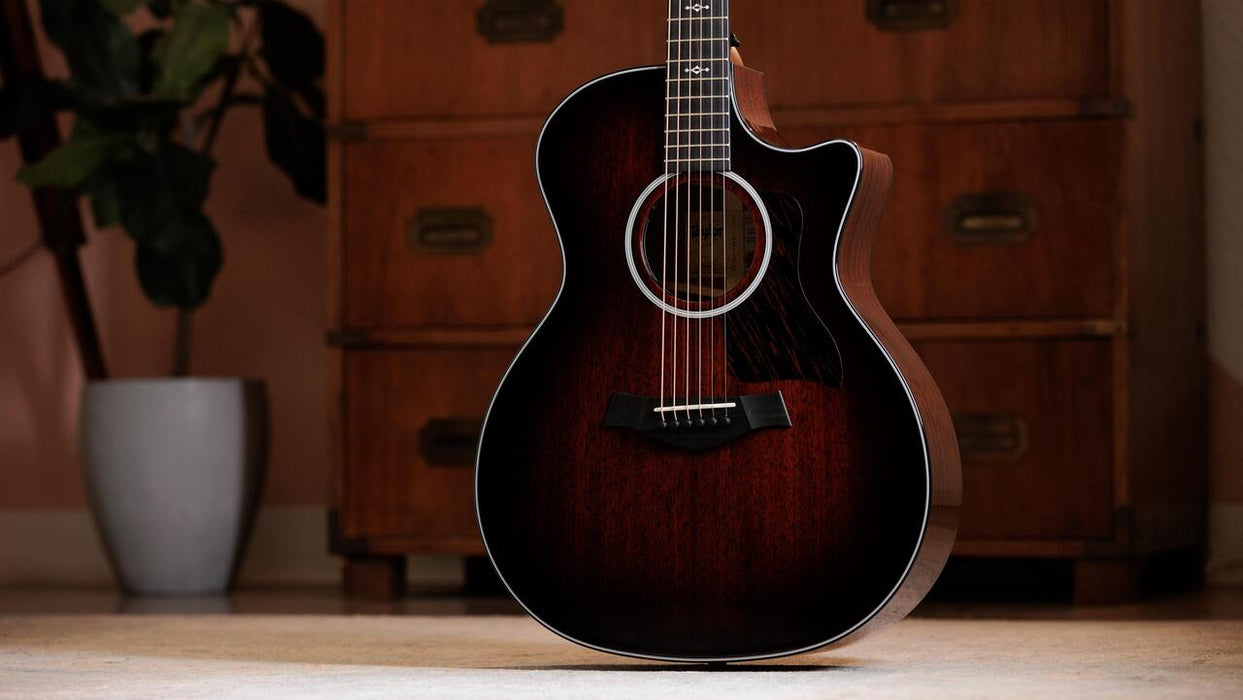 Taylor 324ce, Next Generation Grand Auditorium, Electro Acoustic Guitar, Shaded Edgeburst - Fair Deal Music