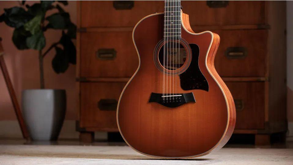 Taylor 354ce Studio,Sapele/Spruce, Special Edition Electro Acoustic Guitar, Honey Sunburst Top - Fair Deal Music