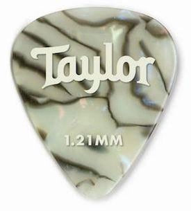 Taylor TaylorWare Celluloid 351 Guitar Pick - Abalone - 1.21mm - 12-Pack - Fair Deal Music