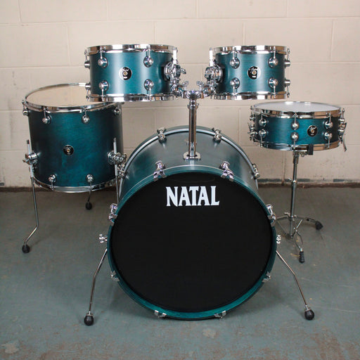 Natal Spirit Series US Fusion X 5-Piece Shell Pack, Cerulean Blue - Fair Deal Music