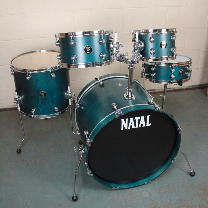 Natal Spirit Series US Fusion X 5-Piece Shell Pack, Cerulean Blue - Fair Deal Music