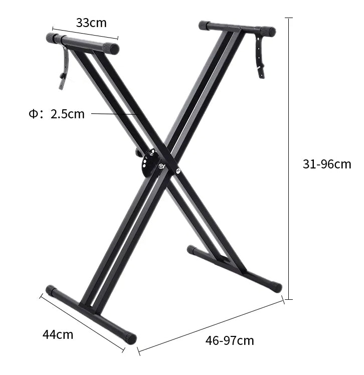 Double-braced Keyboard X Stand - Fair Deal Music
