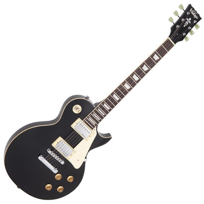 Vintage V100 ReIssued Electric Guitar ~ Boulevard Black - Fair Deal Music