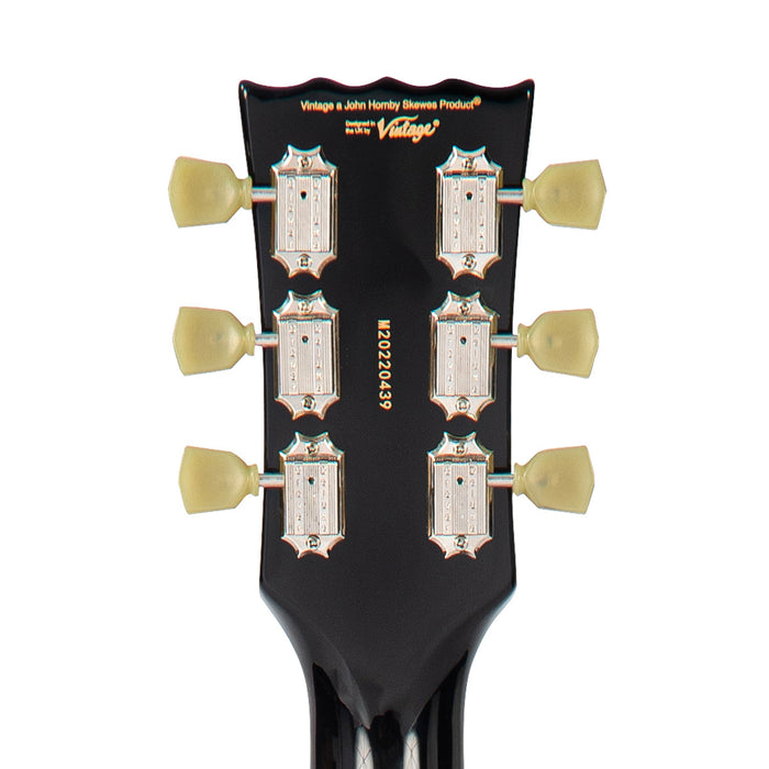 Vintage V100P ReIssued Electric Guitar ~ Boulevard Black - Fair Deal Music