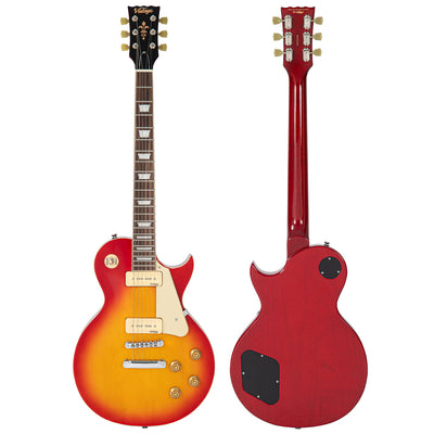 Vintage V100P ReIssued Electric Guitar ~ Cherry Sunburst - Fair Deal Music