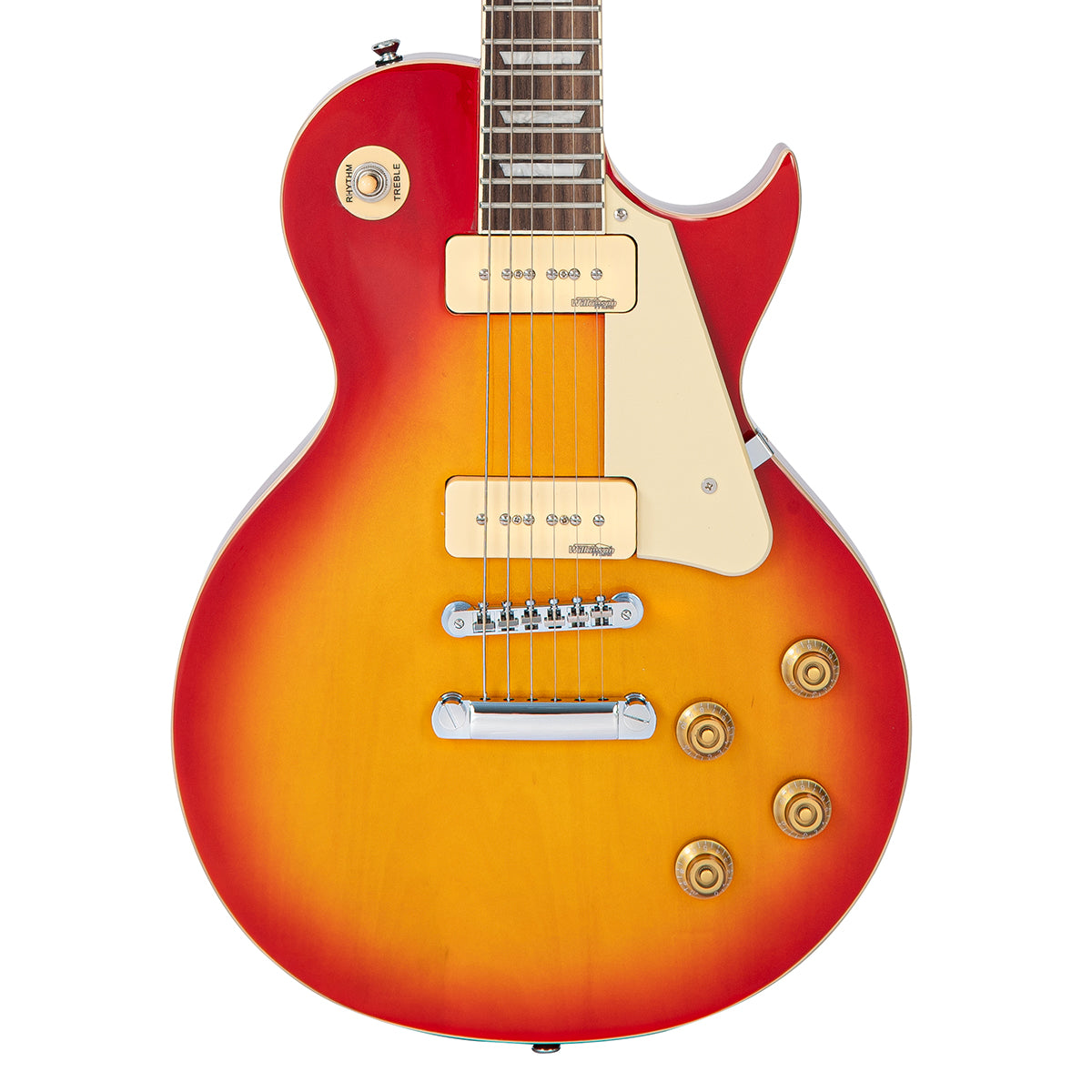 Vintage V100P ReIssued Electric Guitar ~ Cherry Sunburst - Fair Deal Music
