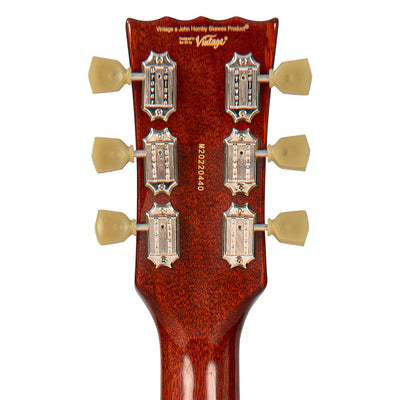 Vintage V100P ReIssued Electric Guitar ~ Natural Mahogany - Fair Deal Music