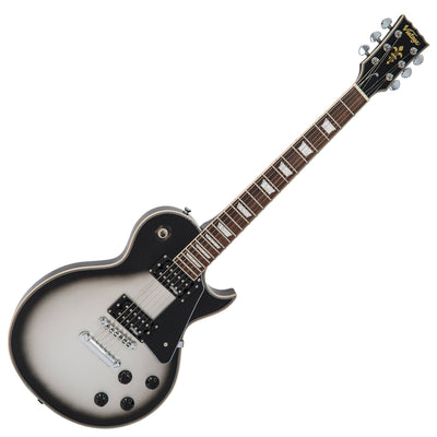 Vintage V100 ReIssued Electric Guitar ~ Silverburst - Fair Deal Music