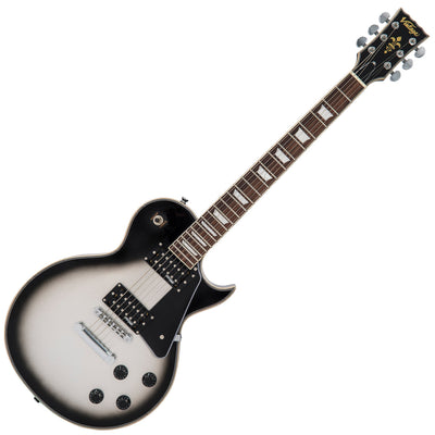 Vintage V100 ReIssued Electric Guitar ~ Silverburst - Fair Deal Music