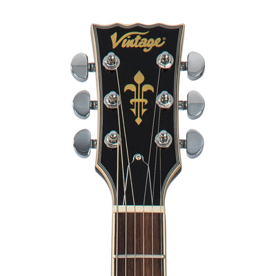 Vintage V100 ReIssued Electric Guitar ~ Silverburst - Fair Deal Music