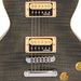 Vintage V100T ReIssued Series Electric Guitar ~ Flamed Thru Black - Fair Deal Music