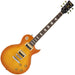 Vintage V100T ReIssued Electric Guitar ~ Flamed Thru Honeyburst - Fair Deal Music