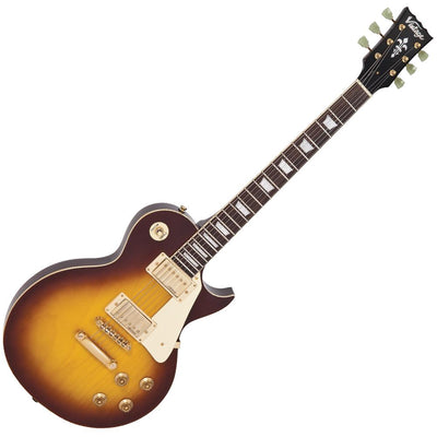 Vintage V100 ReIssued Electric Guitar ~ Tobacco Sunburst - Fair Deal Music