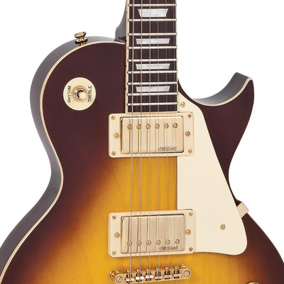 Vintage V100 ReIssued Electric Guitar ~ Tobacco Sunburst - Fair Deal Music