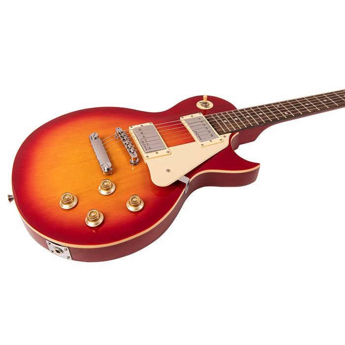 Vintage V10 Coaster Series Electric Guitar ~ Cherry Sunburst - Fair Deal Music