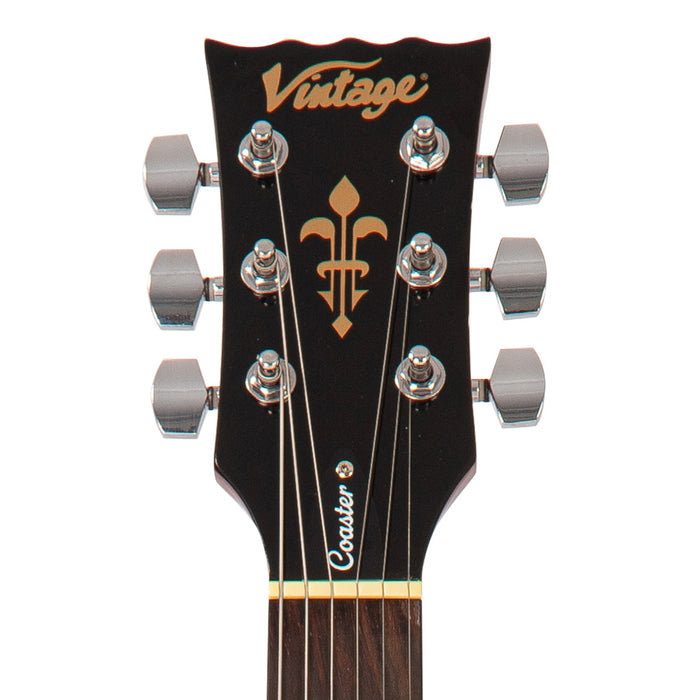 Vintage V10 Coaster Series Electric Guitar ~ Wine Red - Fair Deal Music