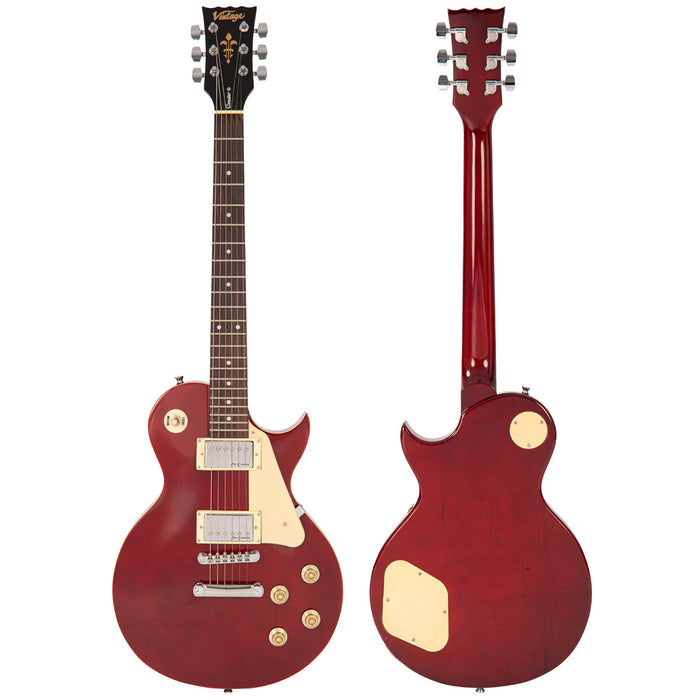 Vintage V10 Coaster Series Electric Guitar ~ Wine Red - Fair Deal Music
