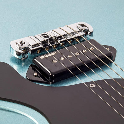 Vintage V120 ReIssued Electric Guitar ~ Gun Hill Blue - Fair Deal Music