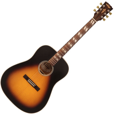 Vintage Historic Series 'Dreadnought' Acoustic Guitar ~ Vintage Sunburst - Fair Deal Music