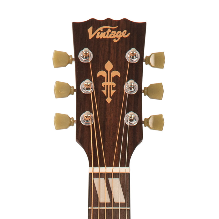 Vintage Historic Series 'Orchestra' Acoustic Guitar ~ Vintage Sunburst - Fair Deal Music