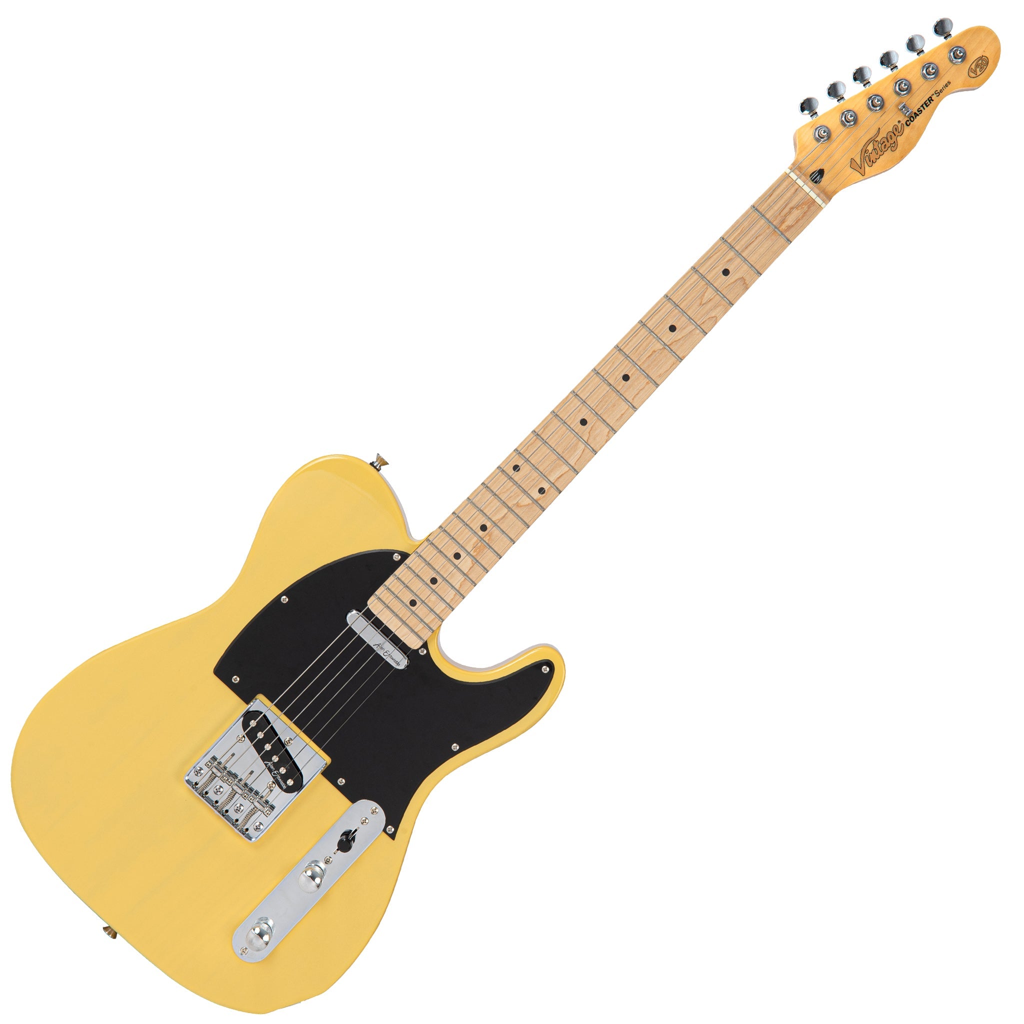 Vintage V20 Maple Coaster Series Electric Guitar ~ Butterscotch - Fair Deal Music