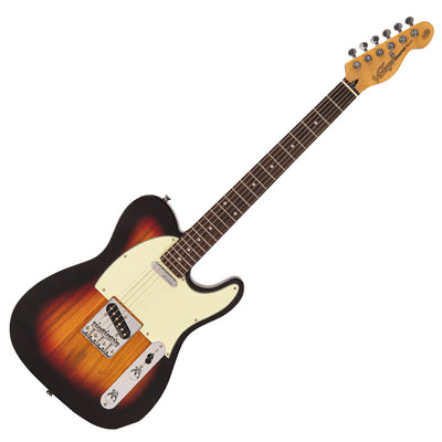 Vintage V20 Coaster Series Electric Guitar ~ 3 Tone Sunburst - Fair Deal Music