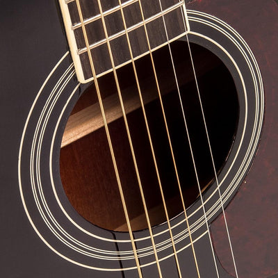 Vintage V300 Acoustic Folk Guitar Outfit ~ Black - Fair Deal Music