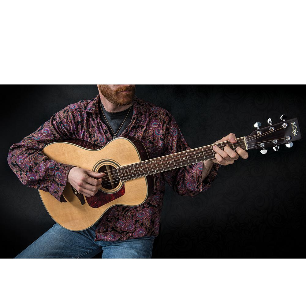 Vintage V300 Acoustic Folk Guitar Outfit ~ Natural - Fair Deal Music