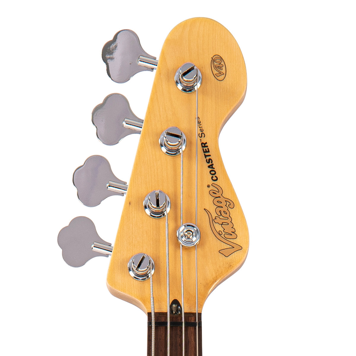 Vintage V40 Coaster Series Bass Guitar ~ Boulevard Black - Fair Deal Music