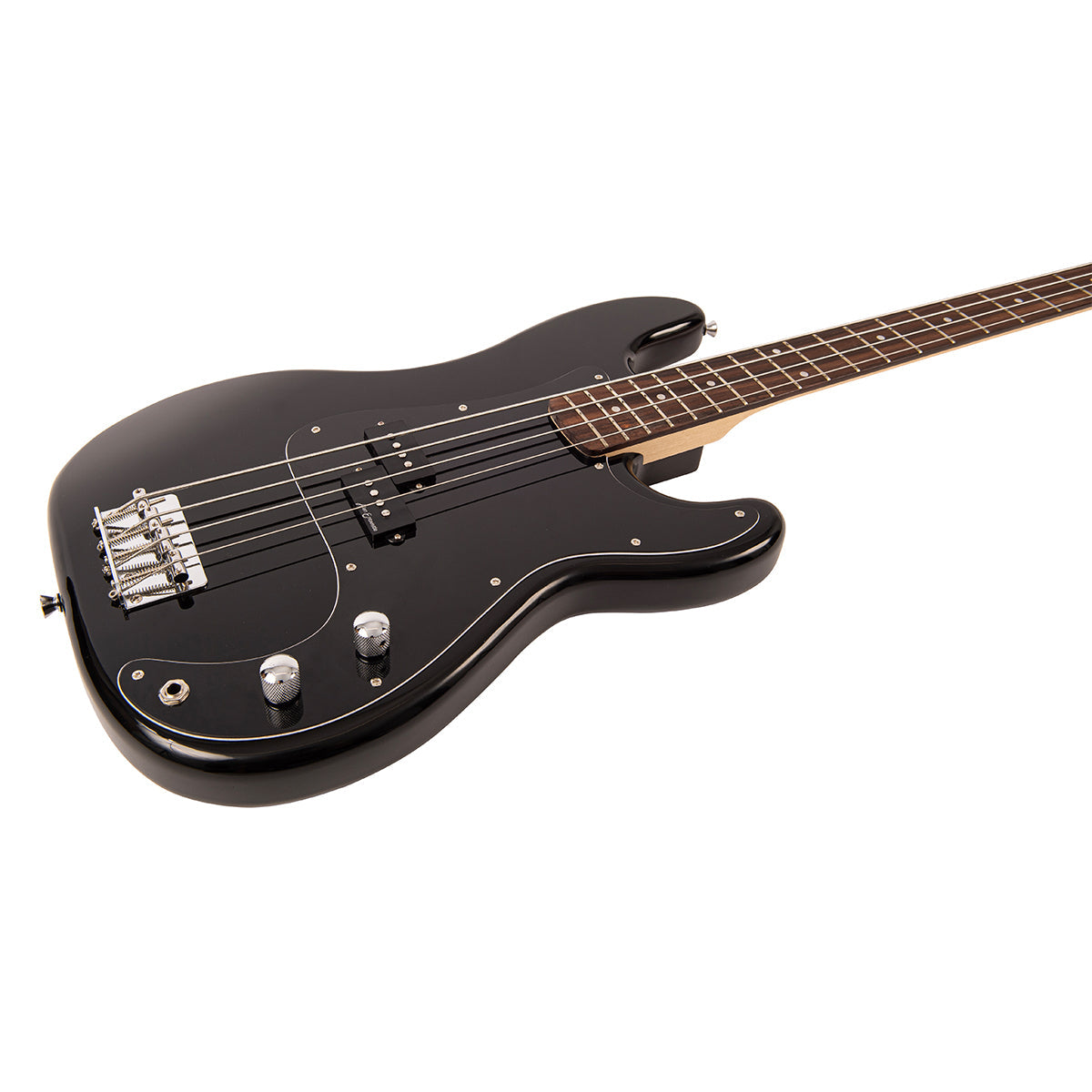 Vintage V40 Coaster Series Bass Guitar ~ Boulevard Black - Fair Deal Music