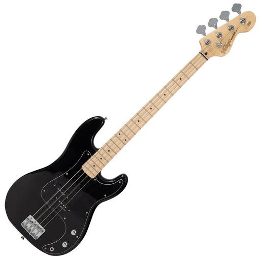 Vintage V30 Maple 7/8 Size Coaster Series Bass Guitar ~ Boulevard Black - Fair Deal Music