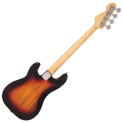 Vintage V40 Coaster Series Bass Guitar Pack ~ 3 Tone Sunburst - Fair Deal Music