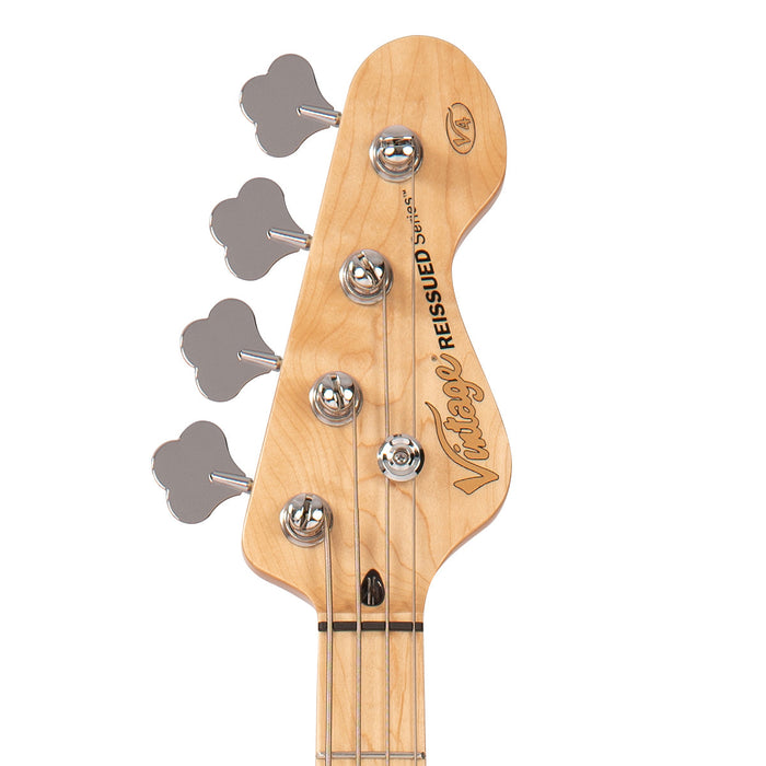 Vintage V42 ReIssued Bass Guitar ~ Boulevard Black - Fair Deal Music