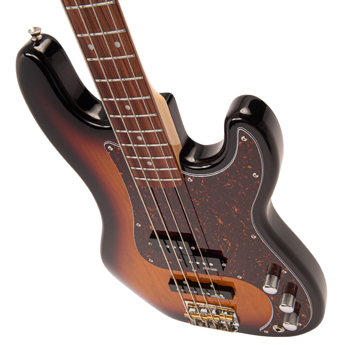 Vintage V42 ReIssued Bass Guitar ~ 3 Tone Sunburst - Fair Deal Music