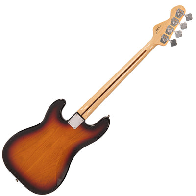 Vintage V42 ReIssued Bass Guitar ~ 3 Tone Sunburst - Fair Deal Music