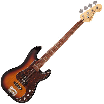 Vintage V42 ReIssued Bass Guitar ~ 3 Tone Sunburst - Fair Deal Music