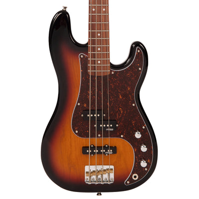 Vintage V42 ReIssued Bass Guitar ~ 3 Tone Sunburst - Fair Deal Music