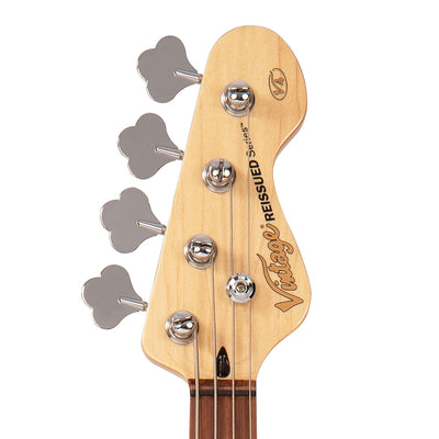 Vintage V42 ReIssued Bass Guitar ~ 3 Tone Sunburst - Fair Deal Music