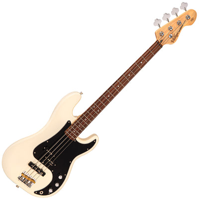 Vintage V42 ReIssued Bass Guitar ~ Vintage White - Fair Deal Music