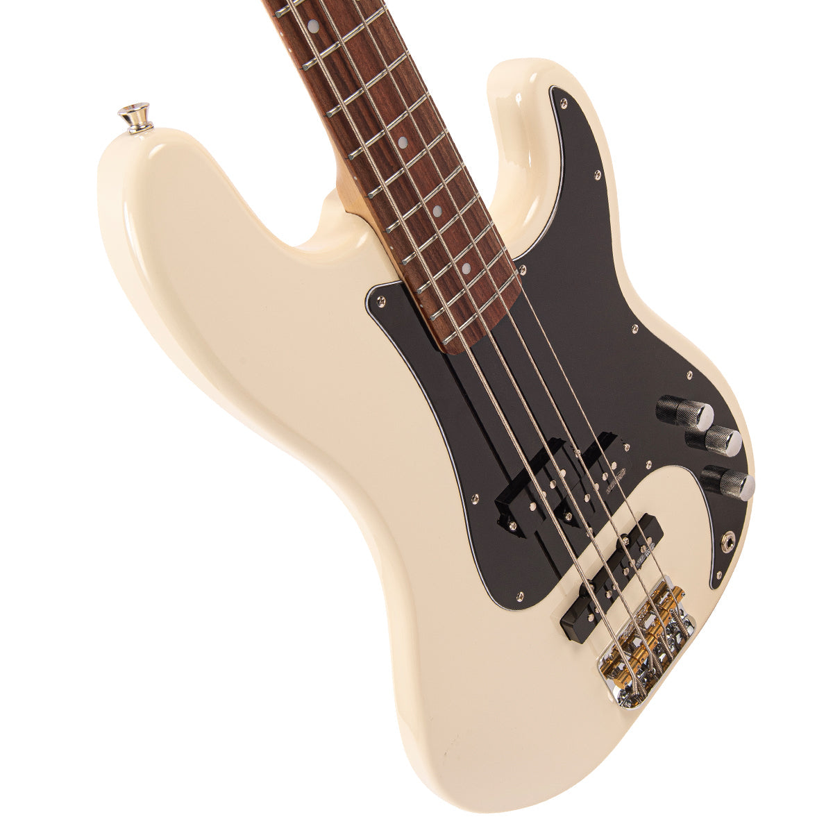 Vintage V42 ReIssued Bass Guitar ~ Vintage White - Fair Deal Music