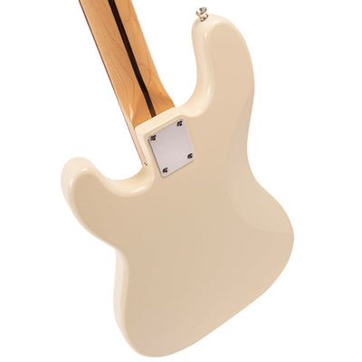 Vintage V42 ReIssued Bass Guitar ~ Vintage White - Fair Deal Music