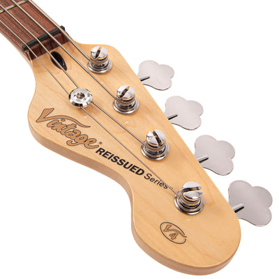 Vintage V42 ReIssued Bass Guitar ~ Vintage White - Fair Deal Music