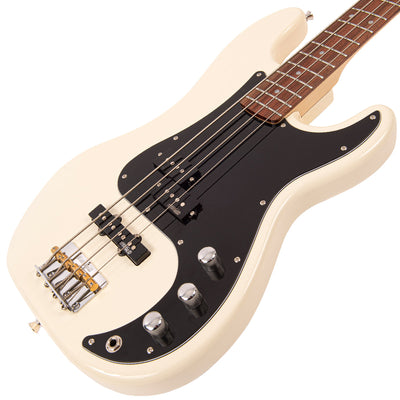 Vintage V42 ReIssued Bass Guitar ~ Vintage White - Fair Deal Music