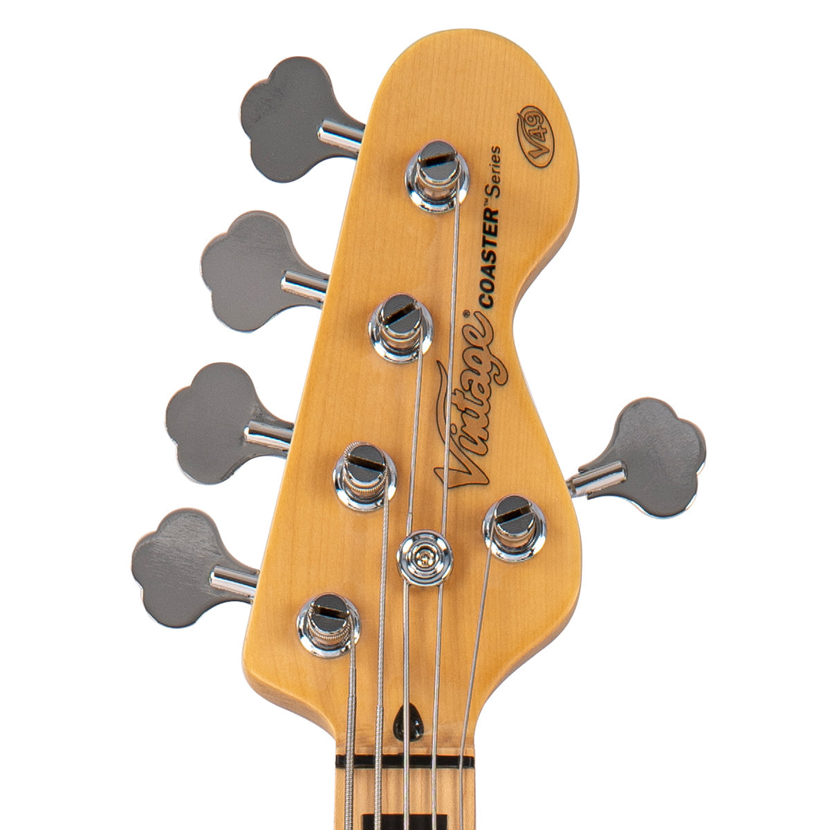 Vintage V495 Coaster Series 5-String Bass Guitar Pack ~ Boulevard Black - Fair Deal Music