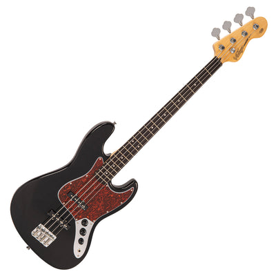 Vintage V49 Coaster Series Bass Guitar ~ Boulevard Black - Fair Deal Music
